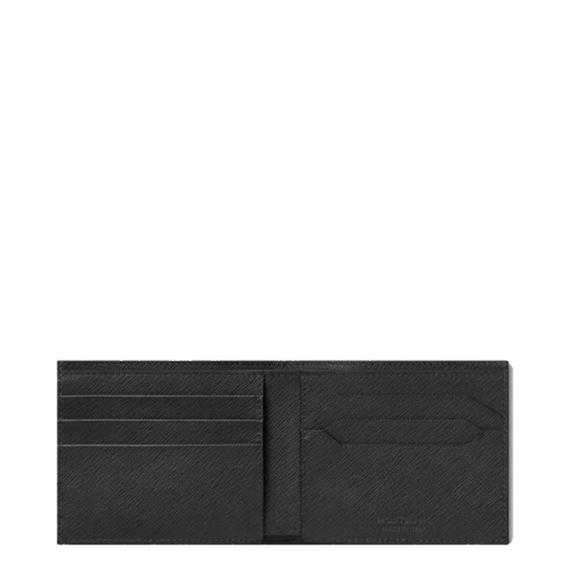 Montblanc Sartorial 6CC Black Calfskin Leather Wallet