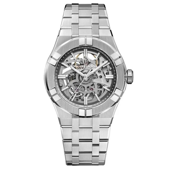 Maurice Lacroix Aikon Skeleton Dial and Stainless Steel