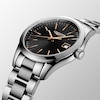 Thumbnail Image 2 of Longines Conquest Classic Ladies' Black Dial & Stainless Steel Watch