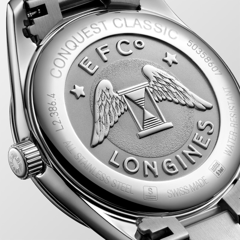 Longines Conquest Classic Stainless Steel Bracelet Watch