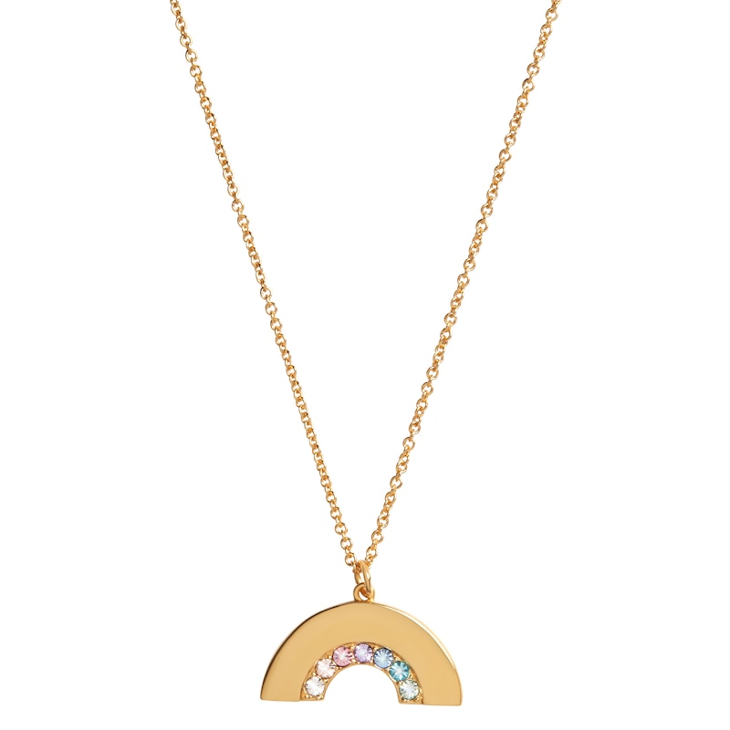 Main Image 1 of Olivia Burton Rainbow Yellow Gold Tone Pendant