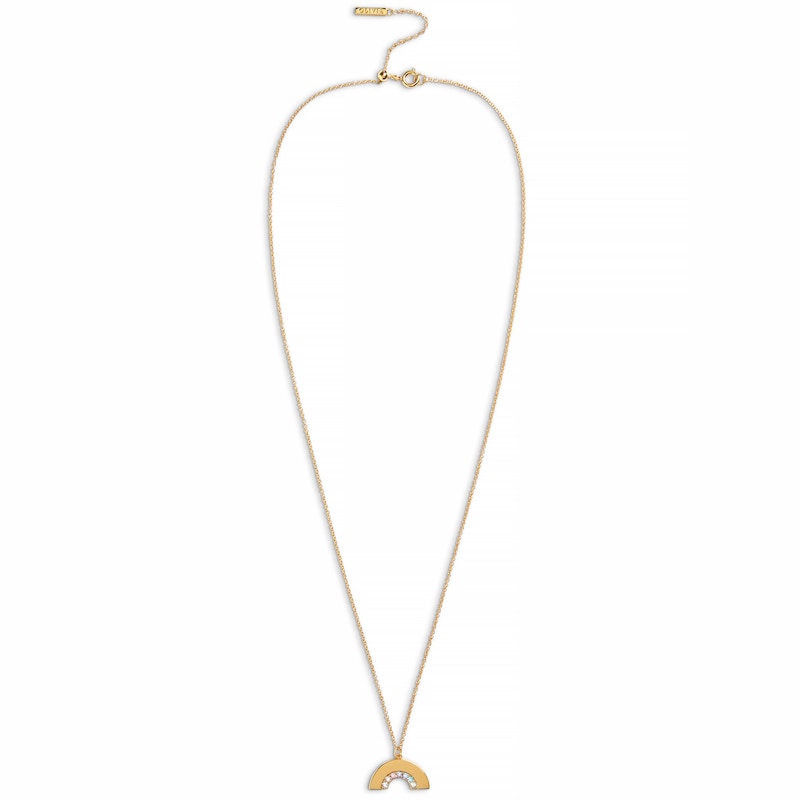 Main Image 2 of Olivia Burton Rainbow Yellow Gold Tone Pendant