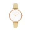 Thumbnail Image 0 of Olivia Burton Rainbow Bezel Gold Leather Strap Watch