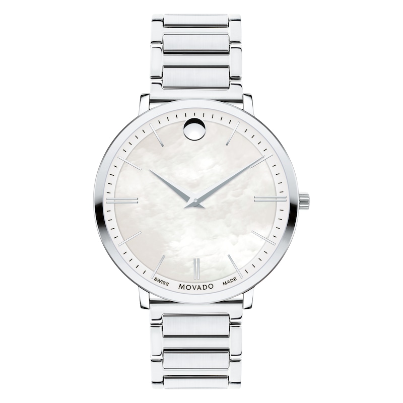 Movado Ultraslim Ladies' Stainless Steel Bracelet Watch | Ernest Jones