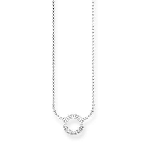 Thomas Sabo Glam and Soul Sterling Silver Circular Necklace
