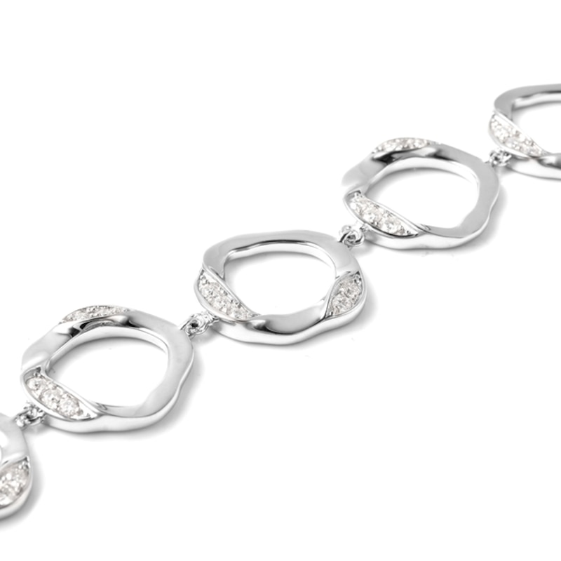 Main Image 2 of Lucy Quartermaine Volcan Sterling Silver 7" Topaz Exclusive Bracelet