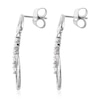 Thumbnail Image 1 of Lucy Quartermaine Volcan Exclusive  Silver White Topaz Drop Earrings