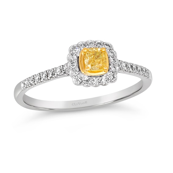 Le Vian 14ct Two Tone Gold 0.37ct Sunny Diamond Ring