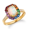 Thumbnail Image 0 of Le Vian 14ct Yellow Gold Multi Gem & 0.12ct Diamond Ring