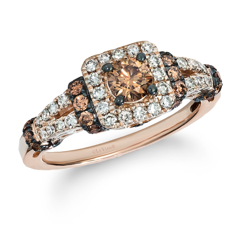 Le Vian 14ct Rose Gold 0.95ct Chocolate Diamond Ring