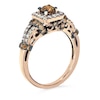 Thumbnail Image 2 of Le Vian 14ct Rose Gold 0.95ct Chocolate Diamond Ring