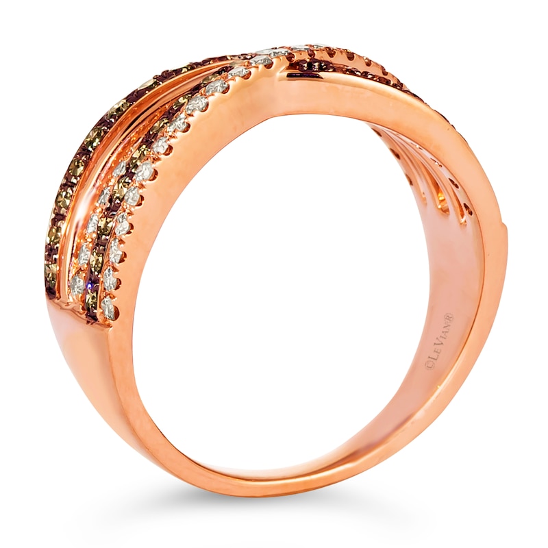 Le Vian 14ct Rose Gold 0.58ct Total Diamond Ring