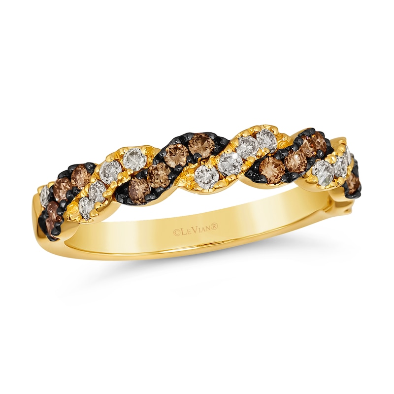 Le Vian 14ct Yellow Gold 0.45ct Diamond Wrapped Ring