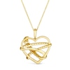Thumbnail Image 2 of Le Vian 14ct Yellow Gold 0.45ct Diamond Heart Pendant
