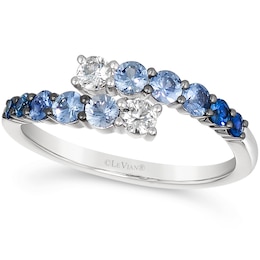 Le Vian Denim Ombré 14ct White Gold & Sapphire Ring