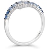 Thumbnail Image 2 of Le Vian Denim Ombré 14ct White Gold & Sapphire Ring