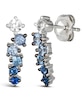 Thumbnail Image 0 of Le Vian Denim Ombré 14ct White Gold & Sapphire Earrings