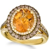 Thumbnail Image 0 of Le Vian 14ct Yellow Gold Citrine 0.95ct Diamond Ring