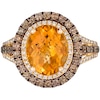 Thumbnail Image 1 of Le Vian 14ct Yellow Gold Citrine 0.95ct Diamond Ring