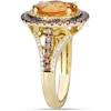 Thumbnail Image 3 of Le Vian 14ct Yellow Gold Citrine 0.95ct Diamond Ring