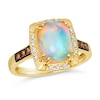 Thumbnail Image 0 of Le Vian 14ct Yellow Gold Opal 0.18ct Diamond Total Ring