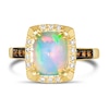 Thumbnail Image 1 of Le Vian 14ct Yellow Gold Opal 0.18ct Diamond Total Ring