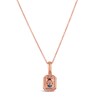 Thumbnail Image 2 of Le Vian 14ct Rose Gold Sapphire 0.18ct Diamond Pendant