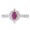 Thumbnail Image 1 of Le Vian 14ct White Gold Ruby 0.37ct Diamond Ring