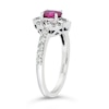 Thumbnail Image 3 of Le Vian 14ct White Gold Ruby 0.37ct Diamond Ring