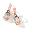 Thumbnail Image 0 of Le Vian 14ct Rose Gold Opal 0.80ct Diamond Drop Earrings