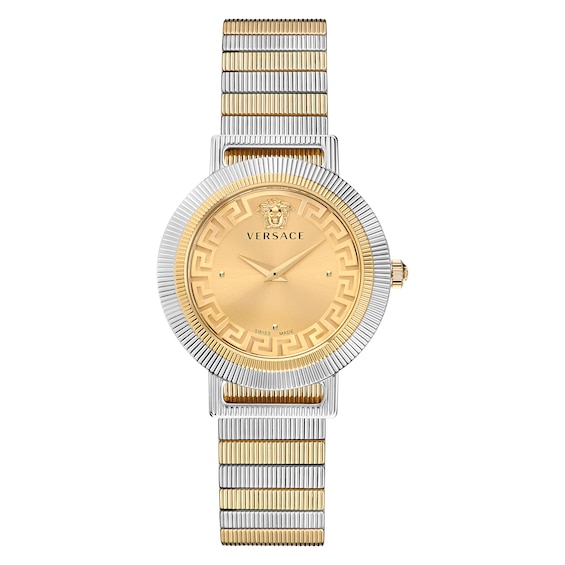 Versace Greca Chic Ladies’ Two Tone Bracelet Watch