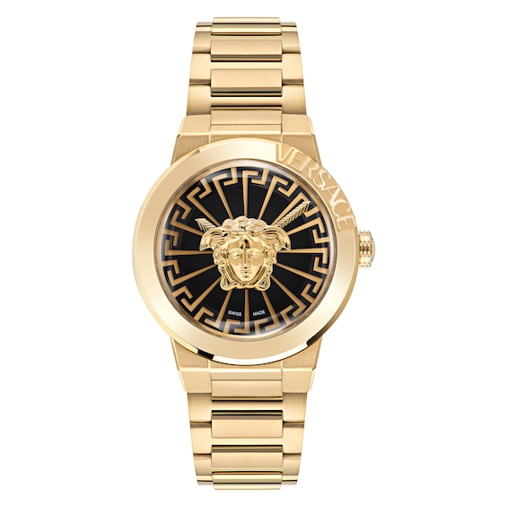 Versace Medusa Infinite Ladies’ Gold Tone Bracelet Watch