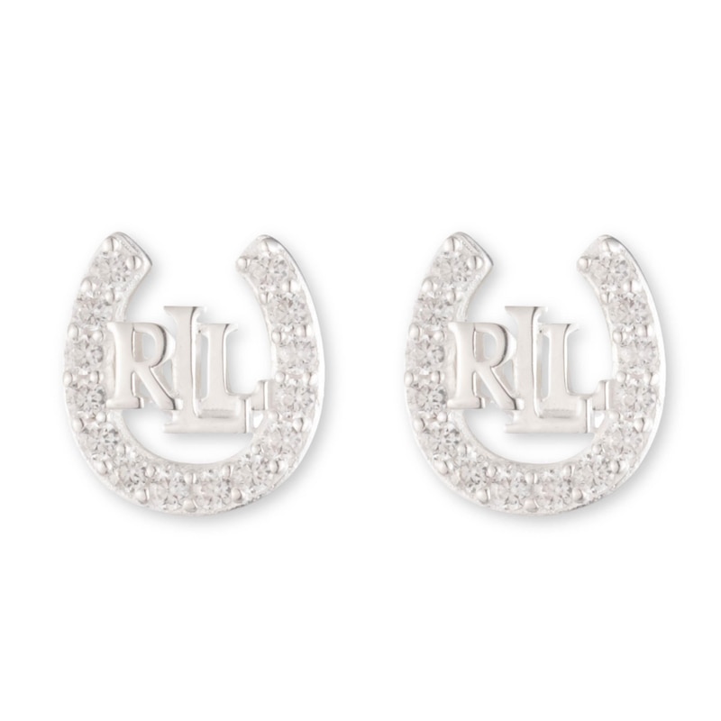 Lauren Ralph Lauren Sterling Silver Horseshoe Stud Earrings