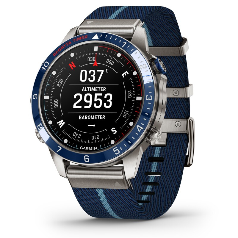 Garmin MARQ Captain (Gen2) Blue Strap Smartwatch