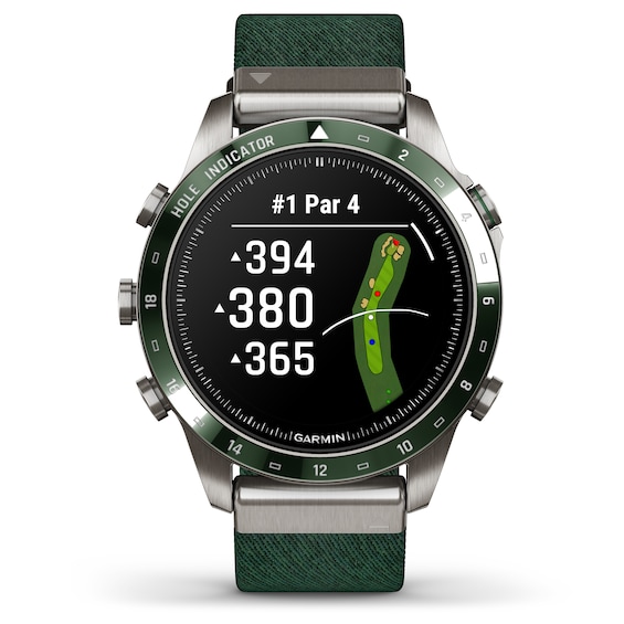 Garmin MARQ Golfer (Gen2) Green Strap Smartwatch