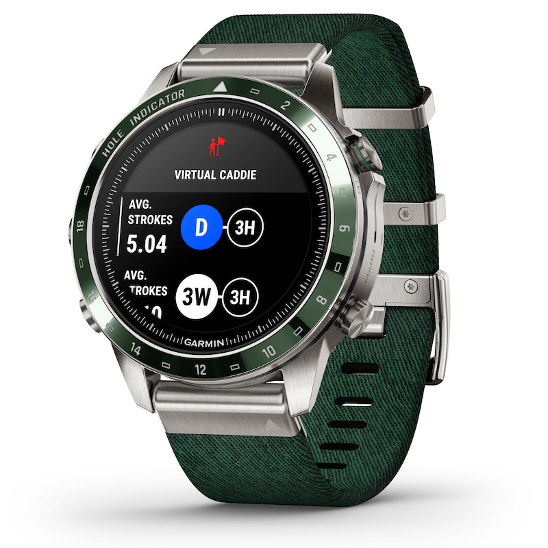 Garmin MARQ Golfer (Gen2) Green Strap Smartwatch