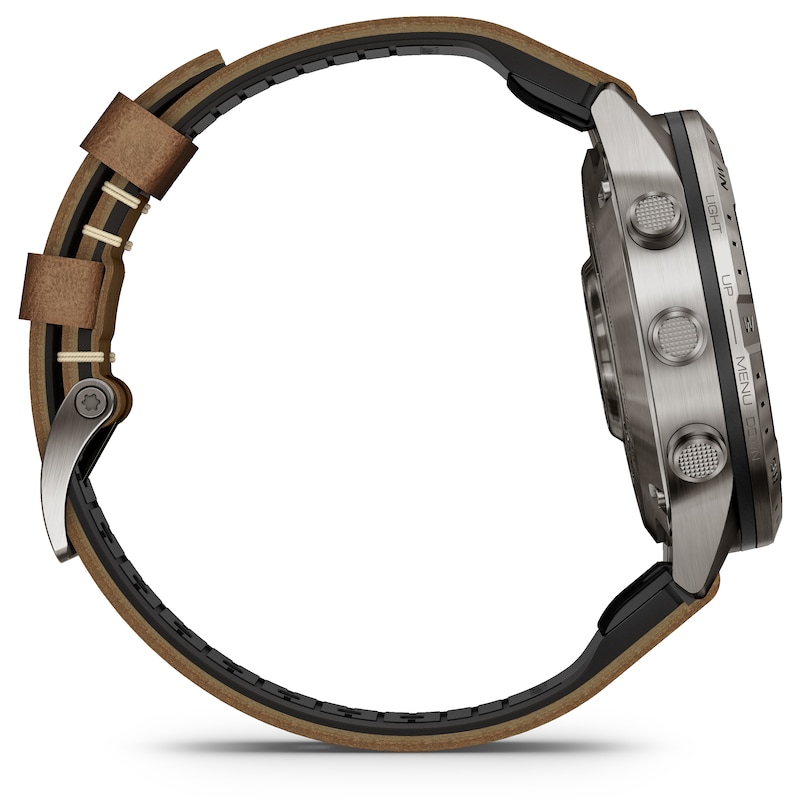 Main Image 4 of Garmin MARQ Adventurer (Gen2) Brown Leather Strap Smartwatch
