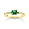 Thumbnail Image 0 of Thomas Sabo 18ct Gold Plated CZ Solitaire Ring Size N