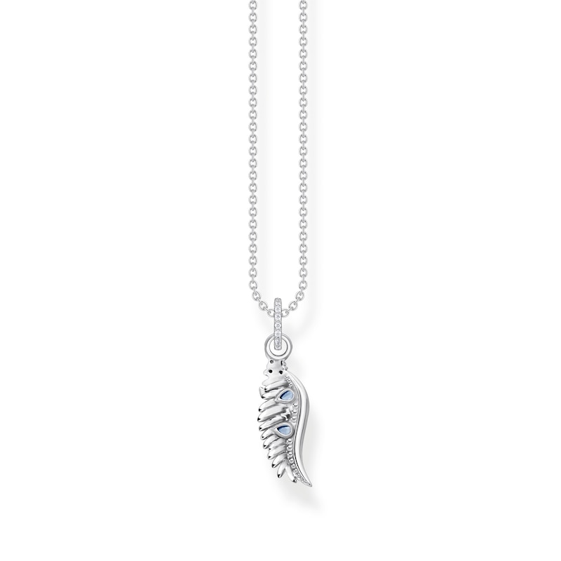 Thomas Sabo Sterling Silver & CZ Phoenix Wing Necklace