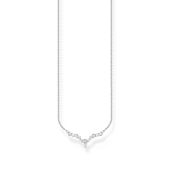 Thomas Sabo Sterling Silver & CZ Ice Crystal Necklace