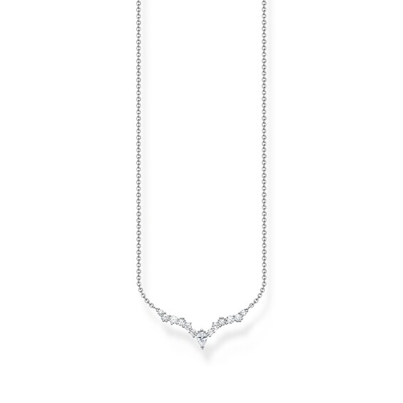 Thomas Sabo Sterling Silver & CZ Ice Crystal Necklace