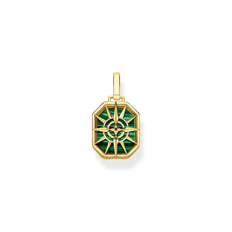 Thomas Sabo 18ct Gold Plated Compass Pendant