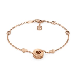 Gucci Icon 18ct Rose Gold Star Bracelet