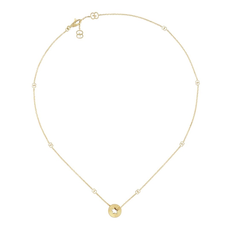 Gucci Icon 18ct Yellow Gold Star Necklace