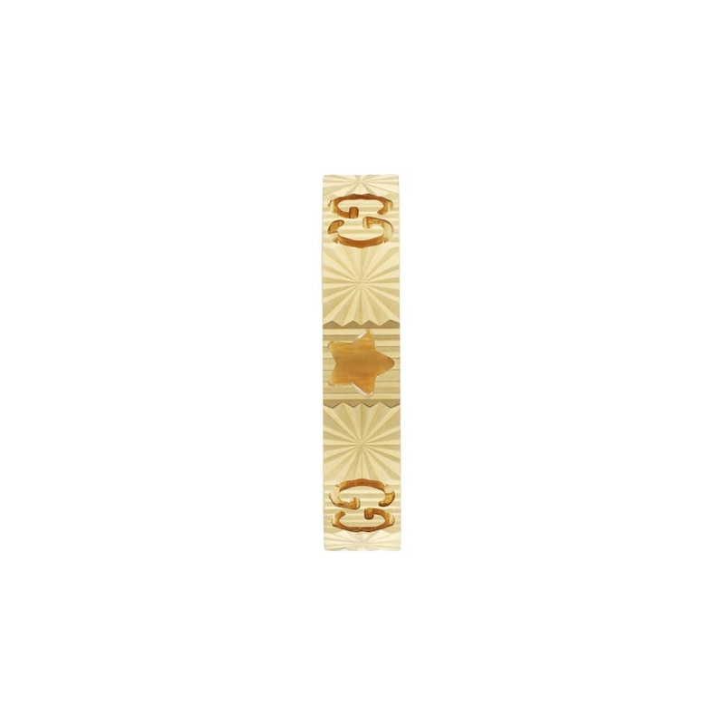 Main Image 4 of Gucci Icon 18ct Yellow Gold Star Ring (Size L)