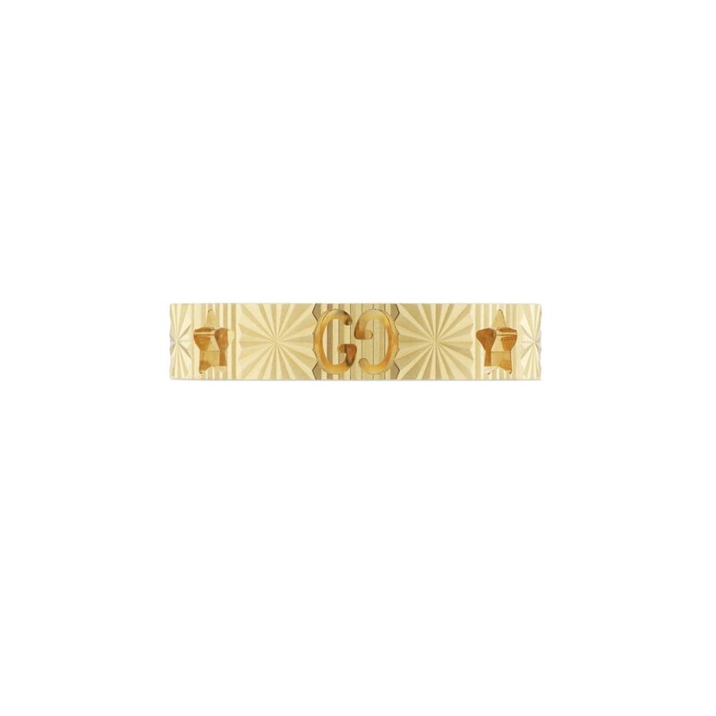 Main Image 2 of Gucci Icon 18ct Yellow Gold Star Ring (Size N-O)