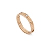 Thumbnail Image 0 of Gucci Icon 18ct Rose Gold Diamond Star Ring Size  L