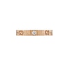 Thumbnail Image 2 of Gucci Icon 18ct Rose Gold Diamond Star Ring Size  L