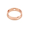 Thumbnail Image 1 of Gucci Icon 18ct Rose Gold Star Ring Size M-N