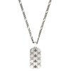 Thumbnail Image 2 of Gucci 925 Sterling Silver GG & Bee Engraved Pendant Necklace